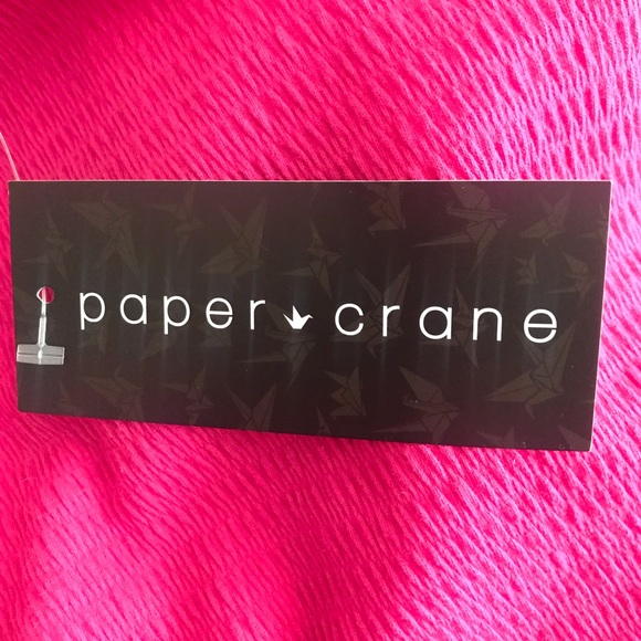 New Paper Crane Smocked Merrow Edge Tank Top Colour Pink Size Medium - Picture 10 of 13